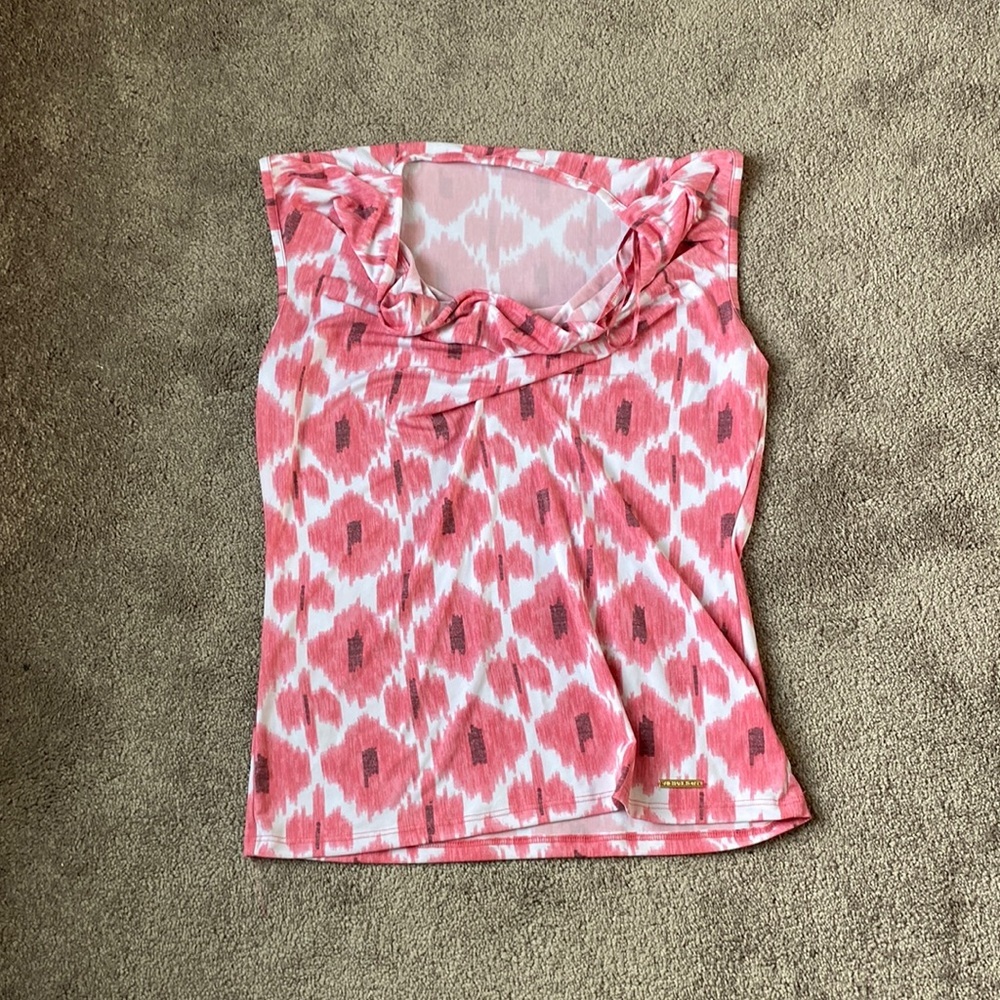 Pink Patterned Women's Top